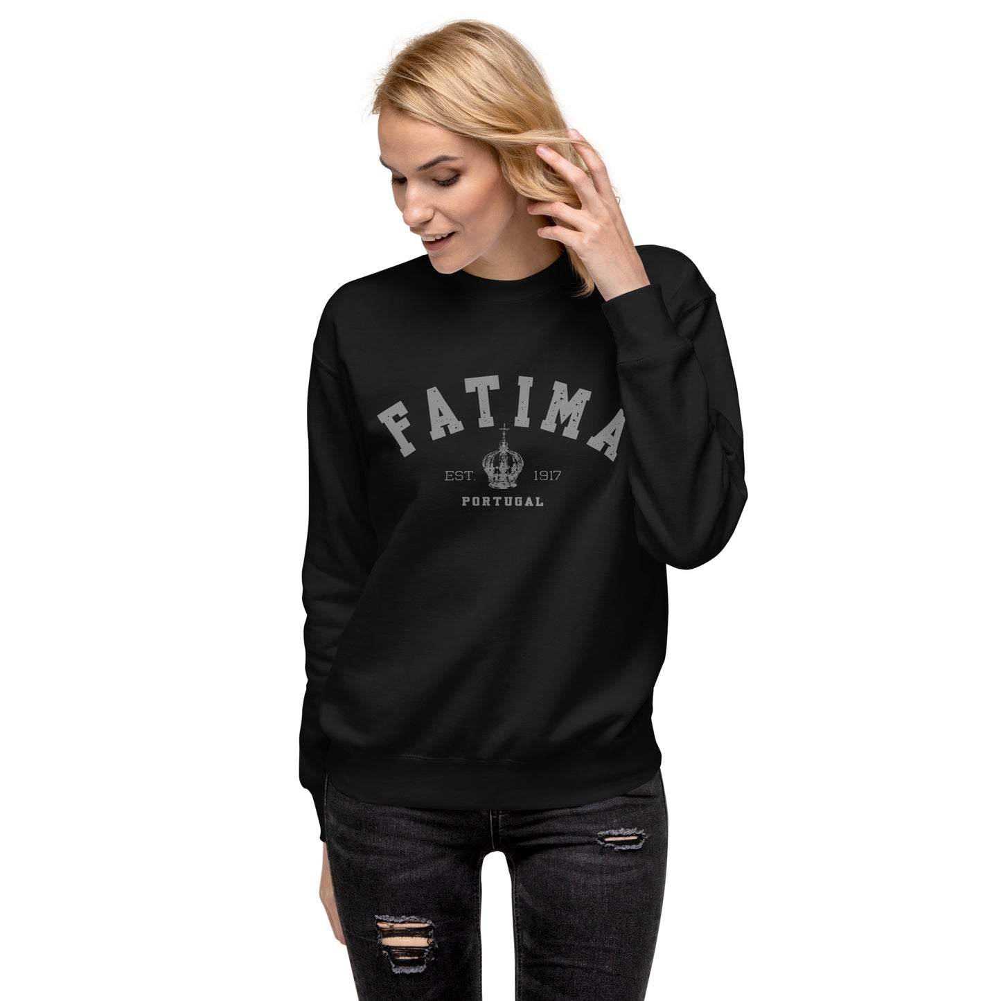 Our Lady of Fatima Unisex Premium Sweatshirt