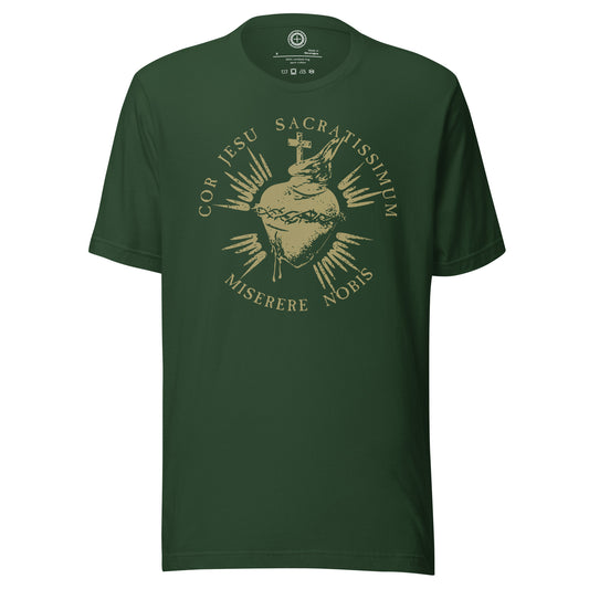 Sacred Heart Gold Unisex T-shirt
